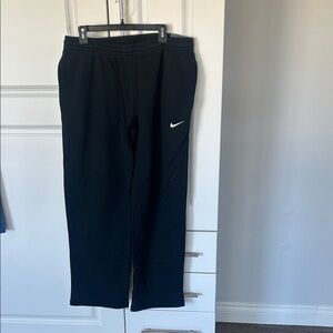 Nike Men’s Black Joggers with White Logo